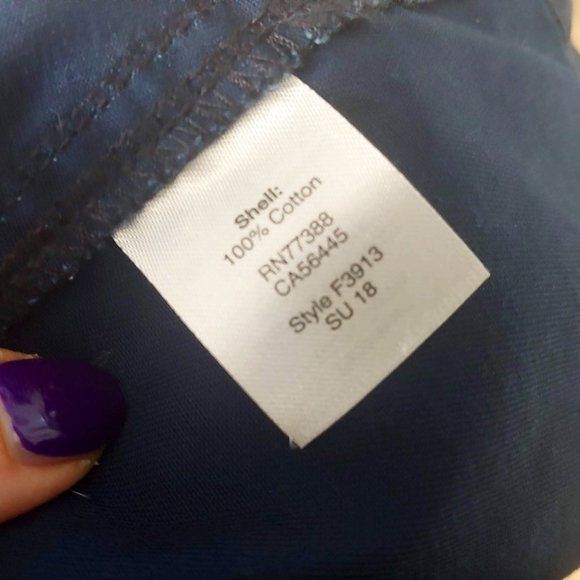 J. Crew Navy Resin-Coated Twill Jacket with Hood - Picture 10 of 15